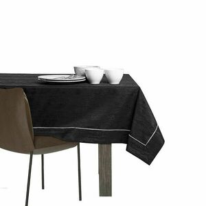 Asztalterítő Vesta fekete dombornyomott modern 140x200 AmeliaHome kép