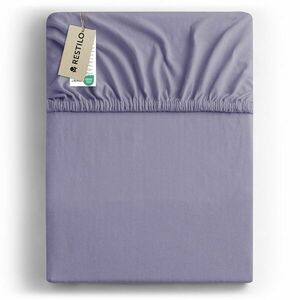 Lepedő AMBER világoslila dzsörzé 180-200x200 DecoKing kép