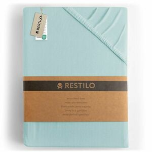 Lepedő AMBER mentazöld dzsörzé 160-180x200 DecoKing kép