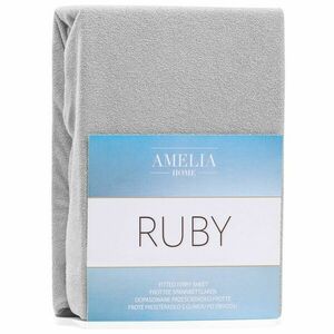 Lepedő RUBY szürke frottír 140-160x200 AmeliaHome kép