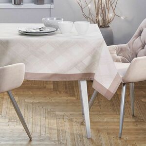 Asztalterítő MILLUZA krémű metálfényes motívum klasszikus 30x160... kép