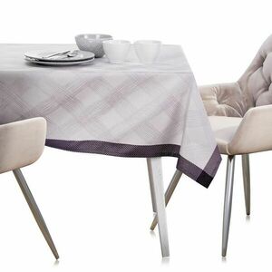 Asztalterítő MILLUZA krémű metálfényes motívum klasszikus 110x160... kép