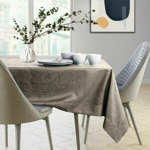 Asztalterítő Gaia cappucino dombornyomott 130x130 AmeliaHome kép