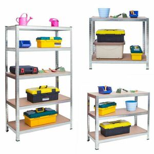 Humberg Fém ipari polcrendszer MDF lapokkal 180x90x40cm - 1325kg... kép