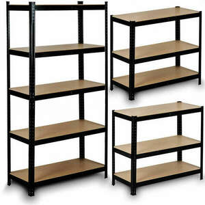 Humberg Fém ipari polcrendszer MDF lapokkal 180x90x40cm - 1325kg... kép