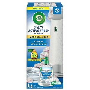 Air Wick Active Fresh Automata légfrissítő készülék Pamut és Fehé... kép