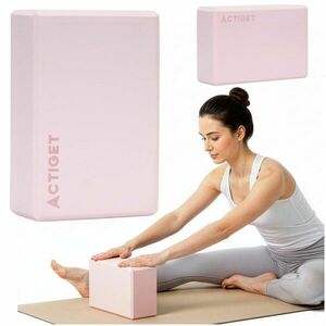 ActiGet Jóga Blokk 23x15x7, 5 cm - Világos rózsaszín kép
