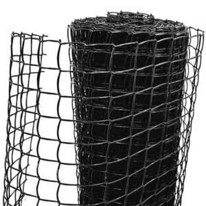 Kertirács Cuadranet műanyag 1x25m fekete (5x5) 2017332 kép