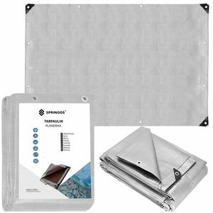 Springos vízálló Takaróponyva 4x6m 210g/m², UV védelemmel ellátot... kép