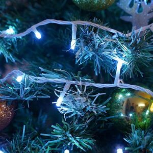 DL Combo sorolható kültéri karácsonyi fényfüzér, hidegfehér, 200d... kép