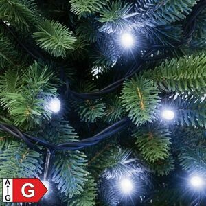 Sorolható izzósor, 100LED, fehér, kültéri kép