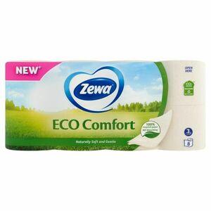 Zewa Eco Comfort 3 rétegű Toalettpapír 8 tekercs kép
