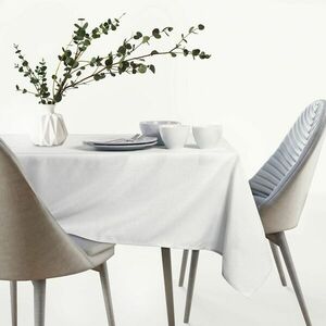 Asztalterítő Empire fehér sima klasszikus 150x350 AmeliaHome kép