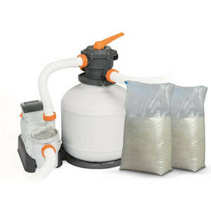 Homokszivattyú 11355 l/h + homok 50kg bestway 58486 kép