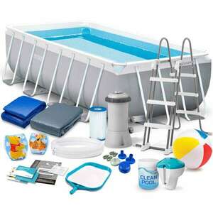 Kerti medence 400 x 200 x 100 cm keretes szett 17in1 intex 26788 kép