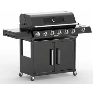 Riwall RGG 61 EXL prémium gázüzemű grillsütő 24 kW, 6+1 gázégővel kép