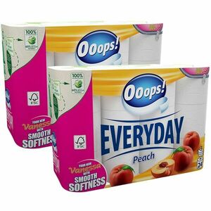 Ooops! Everyday Barack 3 rétegű Toalettpapír 2x24 tekercs kép