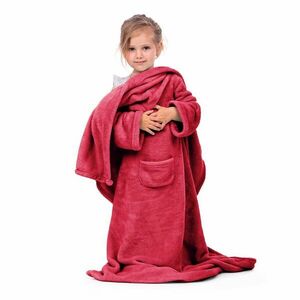 Takaró Lazykids piros sima klasszikus 90x105 DecoKing kép