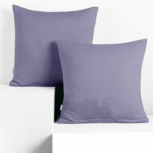 Díszpárnahuzat AMBER világoslila dzsörzé 40x40 DecoKing kép