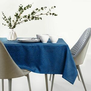 Asztalterítő Gaia indigókék dombornyomott 150x220 AmeliaHome kép