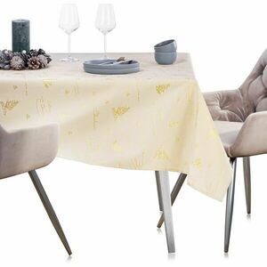 Asztalterítő Christmas Eve sárga nyomott ünnepi 110x160 AmeliaHome kép