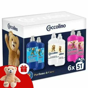 Coccolino Perfume & Care Öblítőválogatás 6x1275ml + Ajándék C... kép