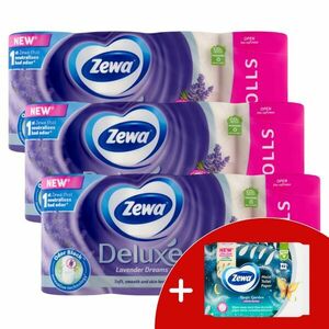 Zewa Deluxe Lavender Dreams 3 rétegű Toalettpapír 3x16 tekercs +... kép