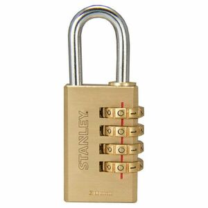 STANLEY S742-052 rézlakat, 30mm, számkombinációs, egyszeres reteszelés kép