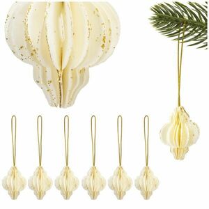 Ca1501 Karácsonyi papír dekoráció 6 db. kép