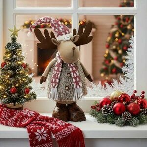 Ca1484 karácsonyi dekoráció "rénszarvas" 38 x 23 x 70 cm kép