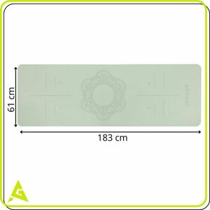 ActiGet Edzőszőnyeg - Menta, Fekete kép