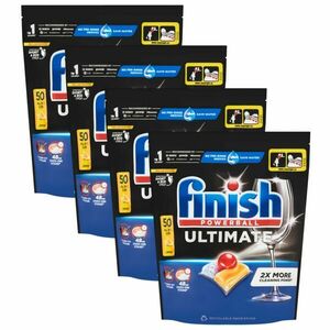 Finish Ultimate All in 1 Lemon Mosogatógép kapszula 4x50db kép