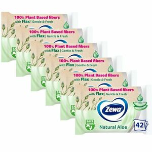 Zewa Aloe Vera nedves Toalettpapír 6x42db kép