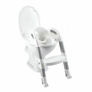 Thermobaby wc szûkítõ lépcsõs Kiddy Loo Agate fehér-szürke kép