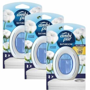 Ambi Pur Cotton Fresh fürdőszobai Légfrissítő 3db kép