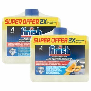 Finish Mosogatógép tisztító citrom illattal 2x500ml kép