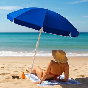 Bu0003 napernyő kék 240 cm springos kép