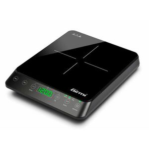Girmi PI04 Indukciós főzőlap, 27, 5 cm, 1 főzőzóna, Időzítő, Fekete kép