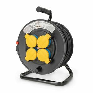 Entac Kábeldobos ip44 hosszabbító 4 foglalat 35m ESCR44G4-35 kép