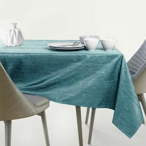 Asztalterítő Vesta tengerzöld dombornyomott modern 155x400 owal A... kép