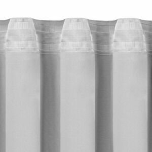 Sötétítő függöny VILA szürke wave függönybehúzó szalag átlátszó 7... kép