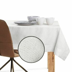 Asztalterítő Sparkle krémű metálfényes modern 80x80 DecoKing kép