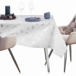 Asztalterítő CHRISTMAS STORY fehér nyomott motívum ünnepi 40x140... kép