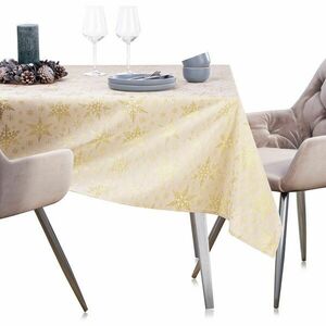 Asztalterítő White christmas sárga nyomott ünnepi 140x400 AmeliaHome kép