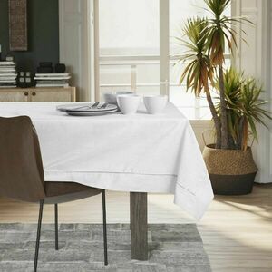Asztalterítő Vesta fehér dombornyomott modern 140x320 AmeliaHome kép