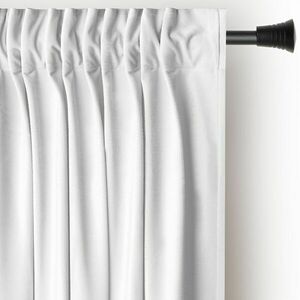 Sötétítő függöny VELVET szín fehér stílus klasszikus szalag anyag... kép