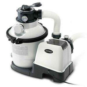 INTEX 26644 homokszűrő szivattyú 5700 l/h szűrőgolyókkal a hatéko... kép