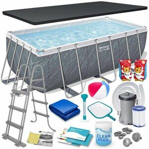 Kerti keret medence 412 x 201 x 122 cm 17in1 bestway 56722 kép