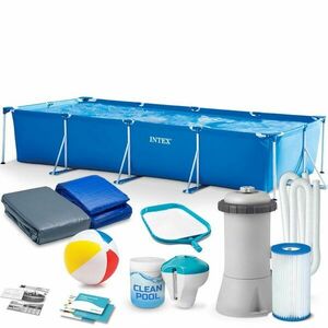 Rack medence 450x220x84cm 16in1 intex 28274 kép