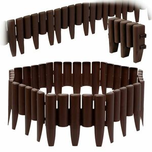 Kerti szegélyezés plonos 220 cm pl-961 barna kép